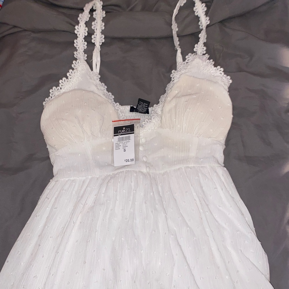 Rue21 White flower dress